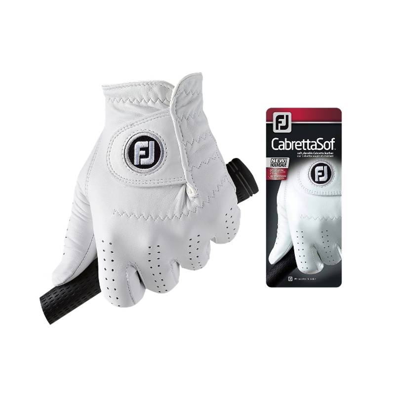 Obrázok ku produktu Pánska golfová rukavica Footjoy CabrettaSof MLH ľavá biela