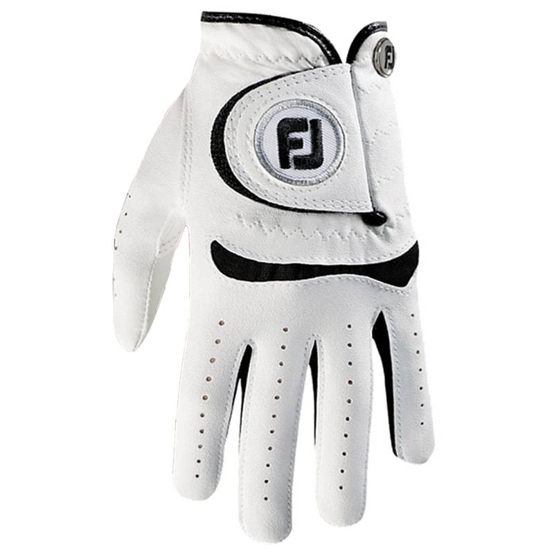 Obrázok ku produktu Juniorská golfová rukavica Footjoy JUNIOR pravácka/na ľavú ruku bielo-čierna