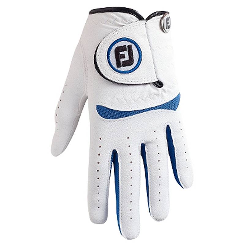 Obrázok ku produktu Juniorská golfová rukavica Footjoy JUNIOR pravácka/na ľavú ruku bielo-modrá