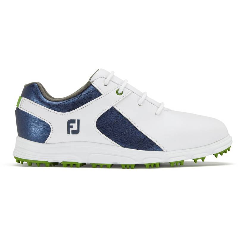 Obrázok ku produktu Juniorské golfové topánky FJ PRO SL white/blue