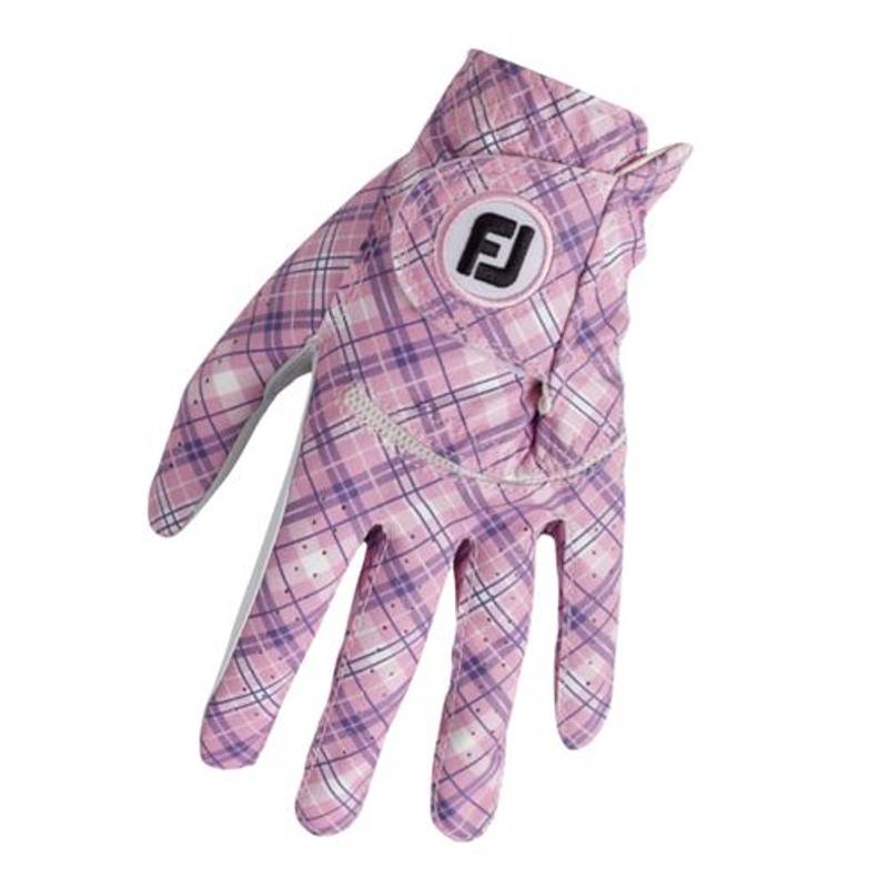 Obrázok ku produktu Dámska golfová rukavica Footjoy Spectrum Ľavá - Pink Tartan