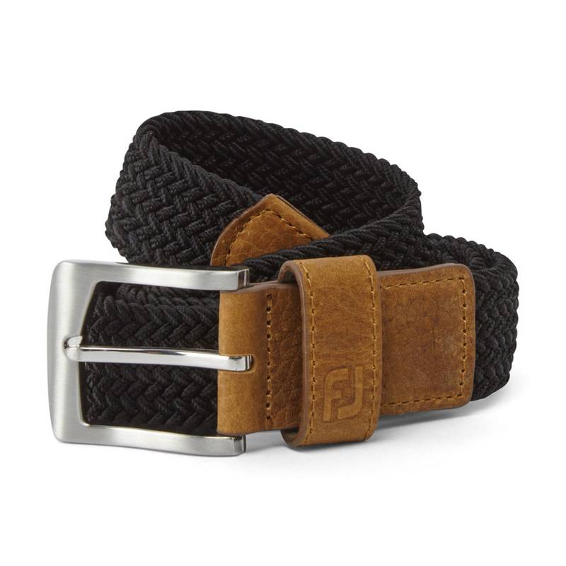 Obrázok ku produktu Opasok FJ Black Braided Belt Long Veľ:36-40