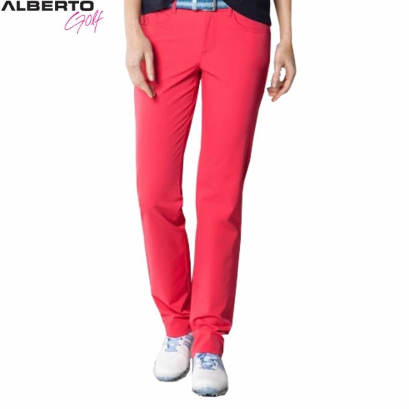 Obrázok ku produktu Dámské kalhoty Alberto Golf ALVA oranžovo-červené