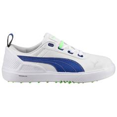 Obrázok ku produktu Juniorské golfové topánky Puma Golf MonoliteMini biele