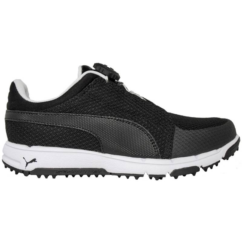 Obrázok ku produktu Juniorské golfové topánky Puma Golf pre chlapcov Grip Sport DISC čierne