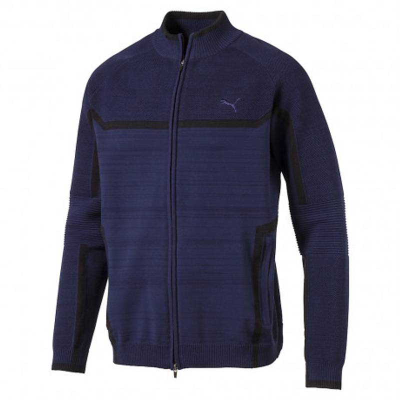 Obrázok ku produktu Pánska mikina Puma Golf Evoknit Jacket modrá
