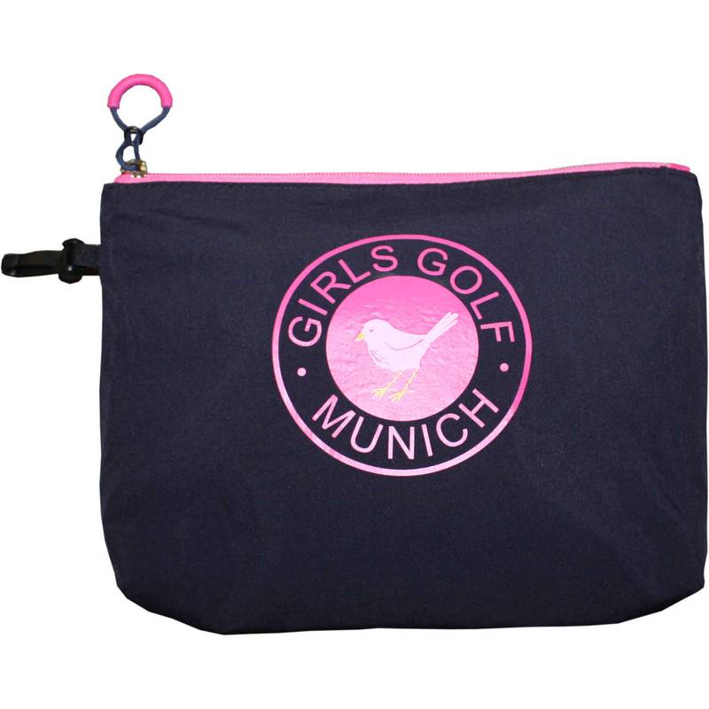 Obrázok ku produktu Dámska taštička na bag Girls Golf Make-up bag with logo, tmavomodrá