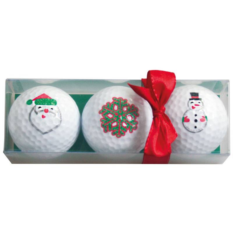 Obrázok ku produktu Dárkové balení míčků s vánočním potiskem, 3-bal.
