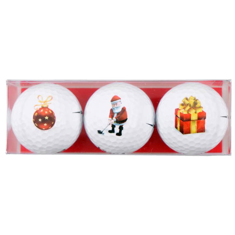 Obrázok ku produktu Gift pack of balls with Christmas print, 3-pack