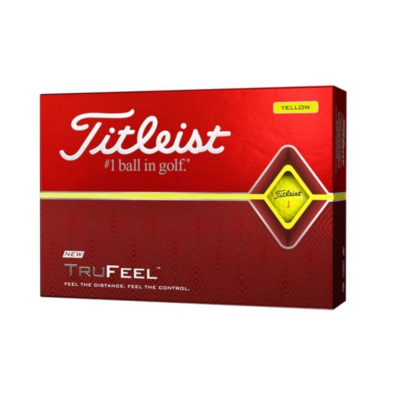 Obrázok ku produktu Golfové loptičky Titleist TruFeel, Žlté - 3-bal.
