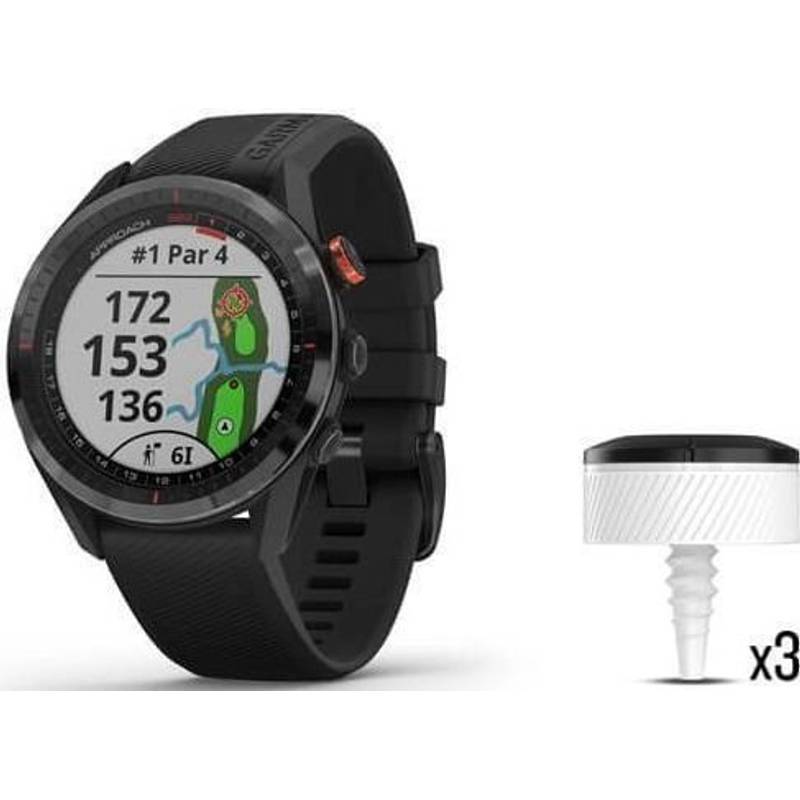 Obrázok ku produktu GPS hodinky Garmin Approach S62 Black Lifetime Bundle, s 3 ks snímačmi CT 10