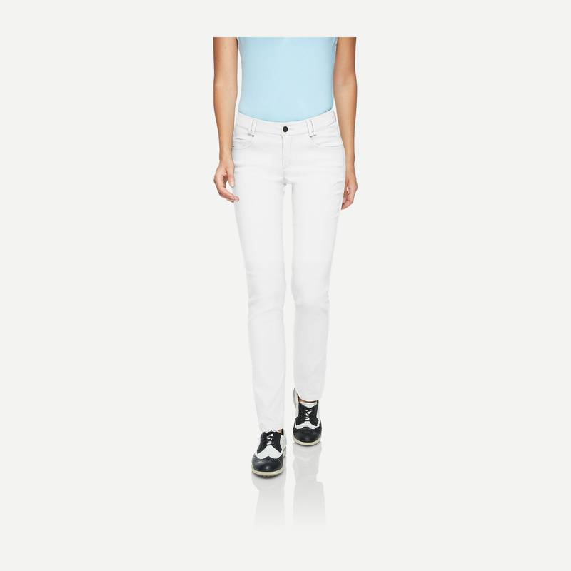 Obrázok ku produktu Dámské kalhoty Kjus Ikala 5-Pocket bílé