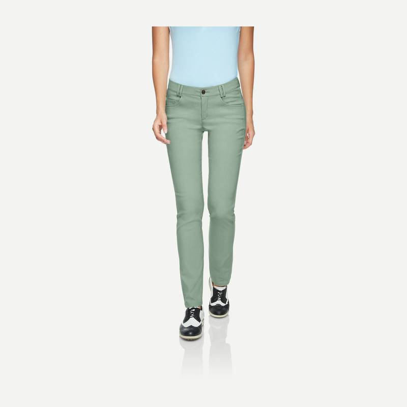 Obrázok ku produktu Dámské kalhoty Kjus Ikala 5-Pocket světle zelené