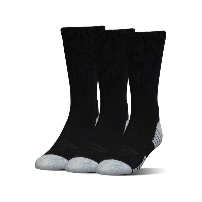 Obrázok ku produktu Pánske ponožky Under Armour golf HeatGear Tech Crew 3 balenie čierne