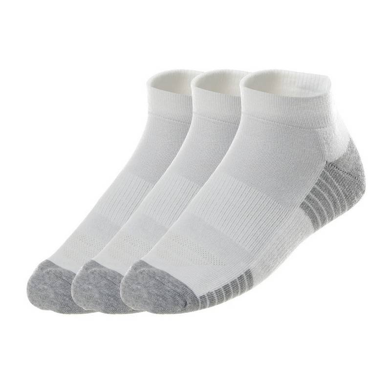 Obrázok ku produktu Pánske ponožky Under Armour golf HeatGear Tech Locut 3pk bielo-šedé