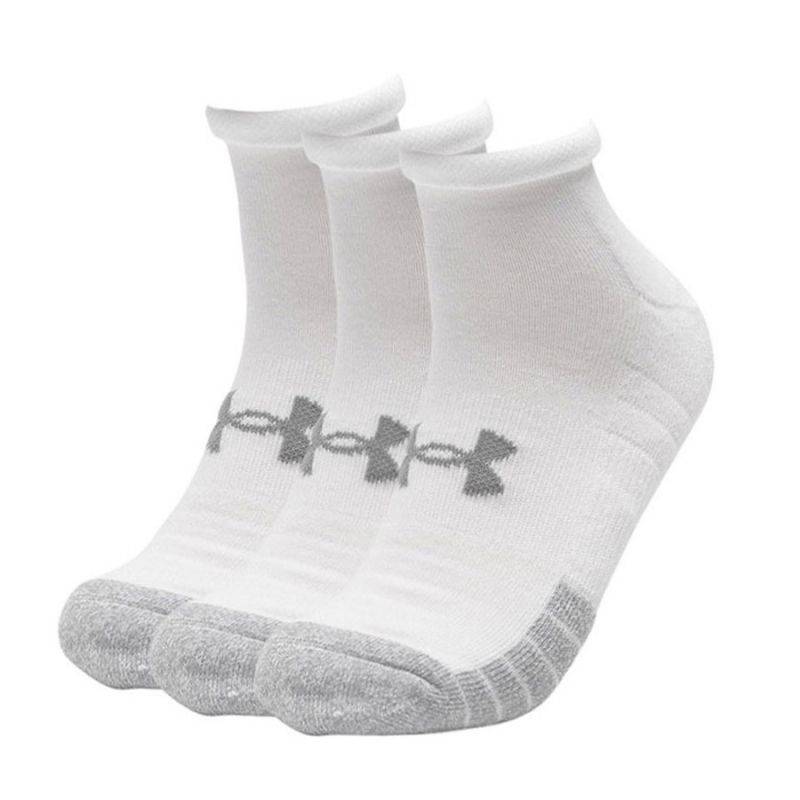 Obrázok ku produktu Unisex ponožky Under Armour golf Heatgear Locut 3pack bielo-šedé