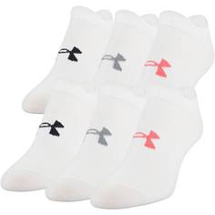 Obrázok ku produktu Dámske ponožky Under Armour golf Essential NS 6pack biele