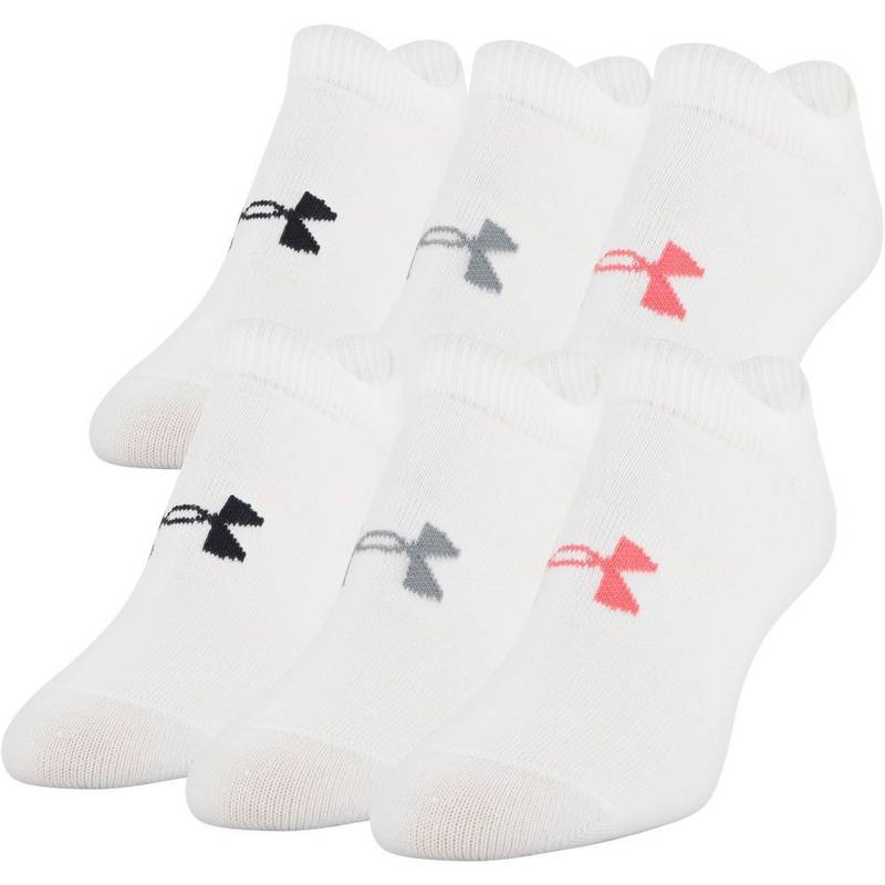 Obrázok ku produktu Dámské ponožky Under Armour golf Essential NS 6pack bílé