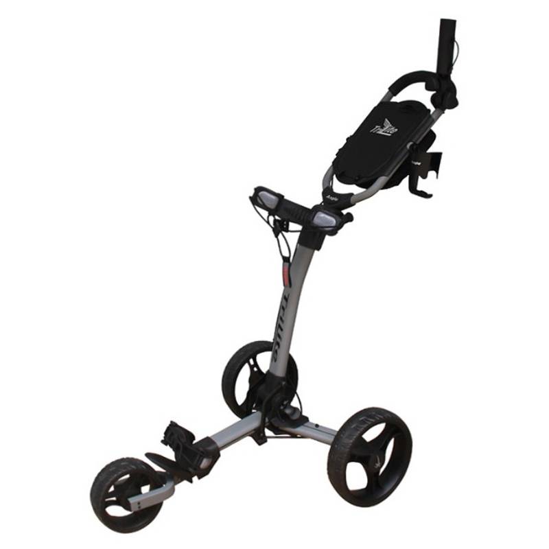 Obrázok ku produktu Golfový vozík - Axglo TriLite - šedý s černými kolečky