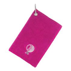 Obrázok ku produktu Golfový uterák na karabíne Surprize  Law pink