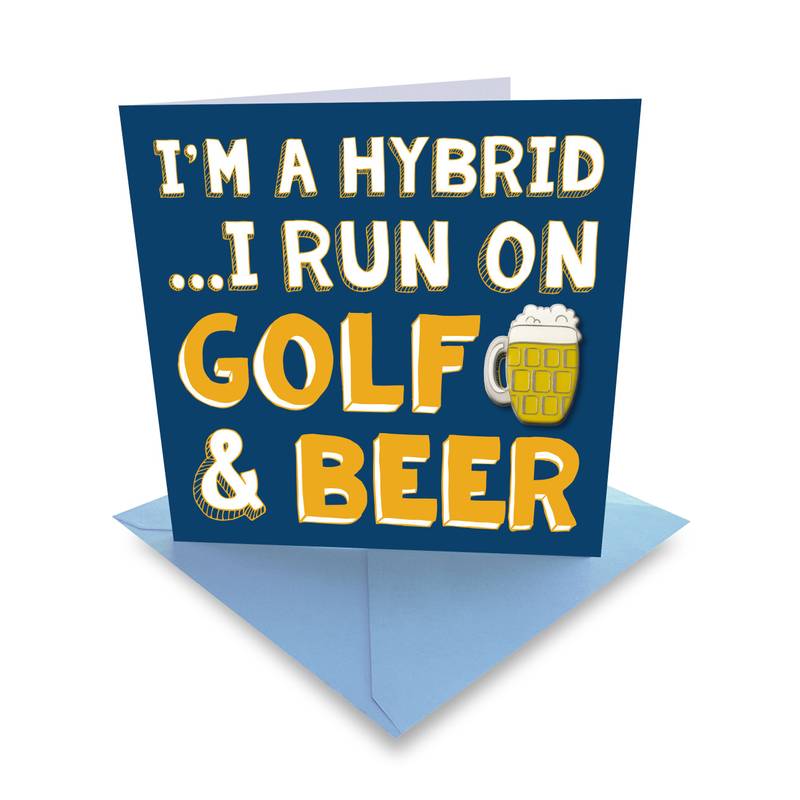 Obrázok ku produktu Card Ball Marker Golf and Beer