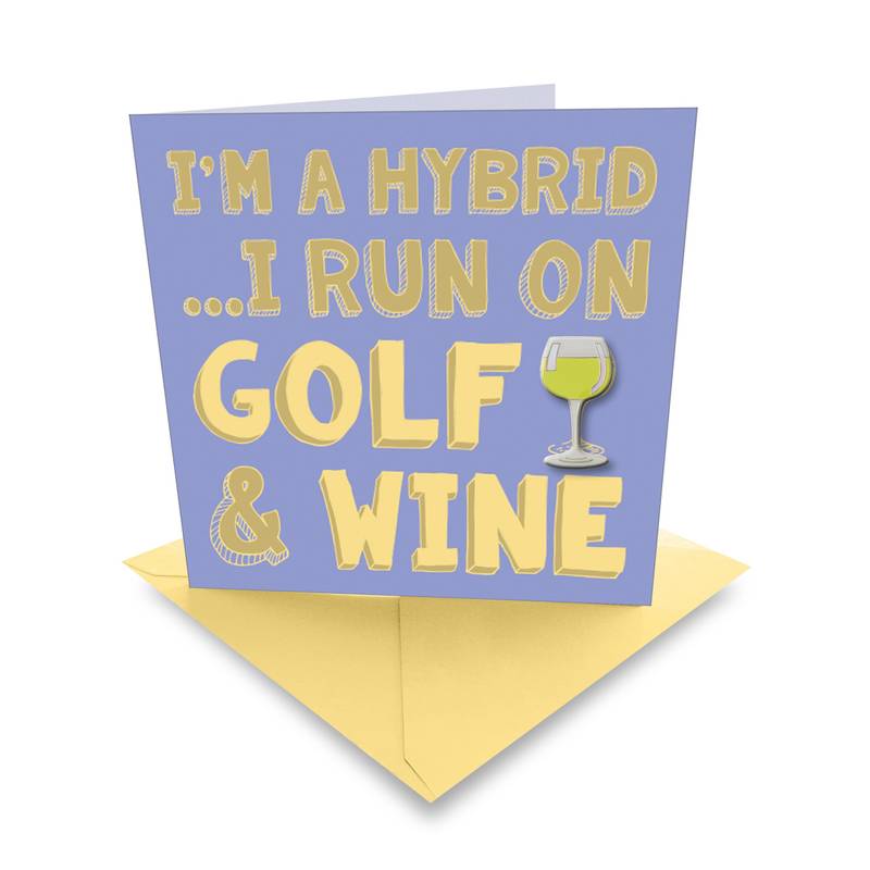 Obrázok ku produktu Karta Ball Marker Golf and Wine White