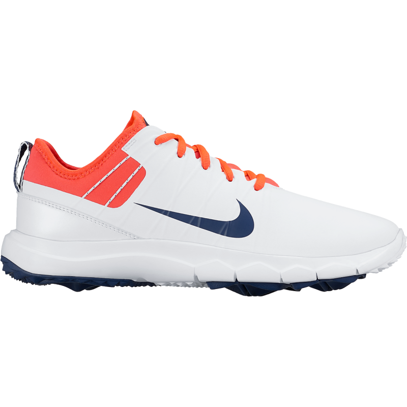 Obrázok ku produktu Ladies golf shoes Nike Golf FI IMPACT II white with oranžovou