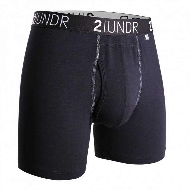 Obrázok ku produktu Boxer shorts 2UNDR Swing Shift Boxer Brief Black Grey