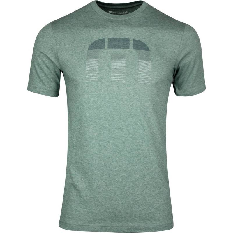 Obrázok ku produktu Pánské tričko TravisMathew GLOBE TROT zelené