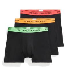 Obrázok ku produktu Pánske boxerky Ralph Lauren Polo Brief 3-Pack čierne s farebným pásom