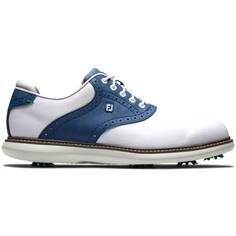 Obrázok ku produktu Pánske golfové topánky Footjoy  Traditions White/Navy, rozšírený strih