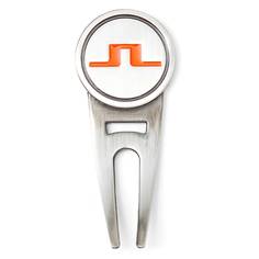 Obrázok ku produktu Vypichovátko J.L. Golf Divot Lava strieborné/oranžové logo