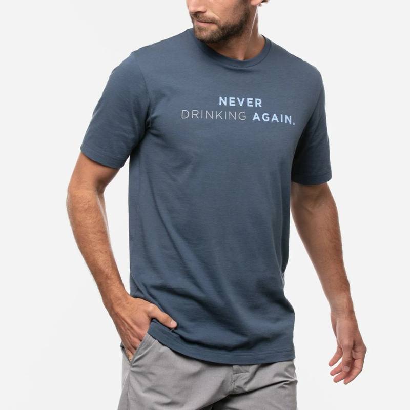 Obrázok ku produktu Mens golf T-shirt TravisMathew FINEST BOTTLE blue